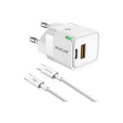 Rixus RXHC11 25W V�goplader-s�t med USB -C to USB-C Kabel