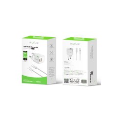 Rixus RXHC11 25W V�goplader-s�t med USB -C to USB-C Kabel