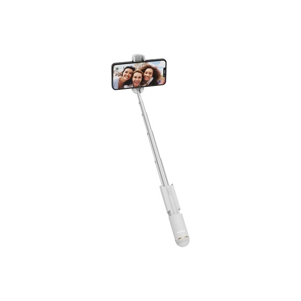 Rixus RXSF30A Mini Integrated Selfie Stick Bluetooth Hvid