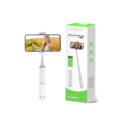Rixus RXSF30A Mini Integrated Selfie Stick Bluetooth Hvid