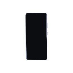 Sk�rm til Samsung Galaxy S21 Ultra 5G G998B med ramme Phantom S�lv Soft-OLED 120Hz