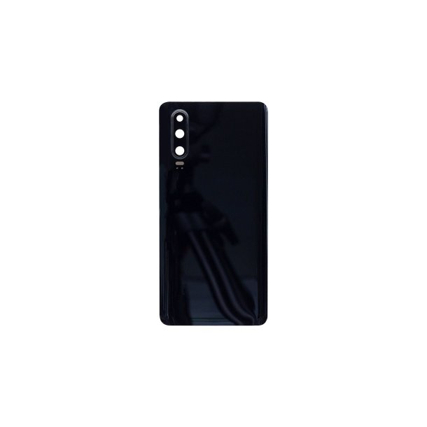 Huawei P30 bagcover Black med linse OEM