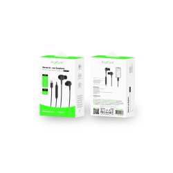 Rixus Headset med mikrofon Sort
