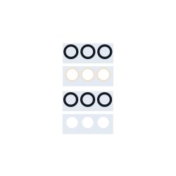 Samsung Galaxy S22 5G S901B Kameralinseglas 3 stk Sort OEM