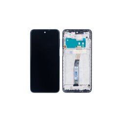 Xiaomi Redmi Note 10 Lite Sk�rm med ramme Sort Display og Digitizer