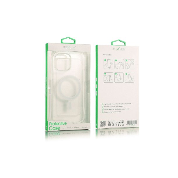 iPhone 14 Plus Transparent cover Transparent Magnetisk
