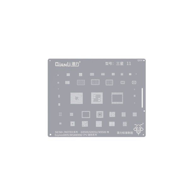 Qianli Bumblebee QS50 stencil til S8/ S8 Plus/ Note 8