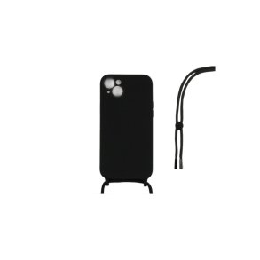 iPhone 14 Cover TPU Sort Halsrem
