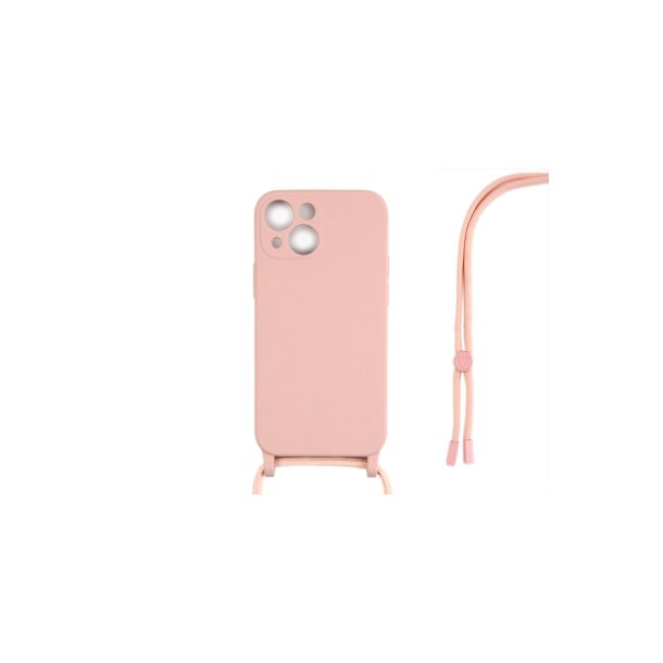 iPhone 14 Cover TPU Pink Halsrem