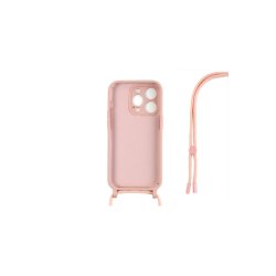iPhone 14 Pro Cover TPU Pink Halsrem