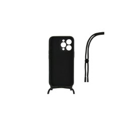 iPhone 14 Pro Max Cover TPU Sort Halsrem