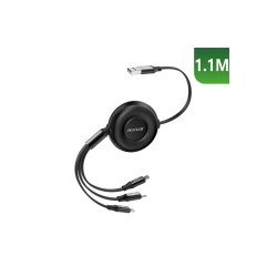 Rixus kabel Sort RXUC25