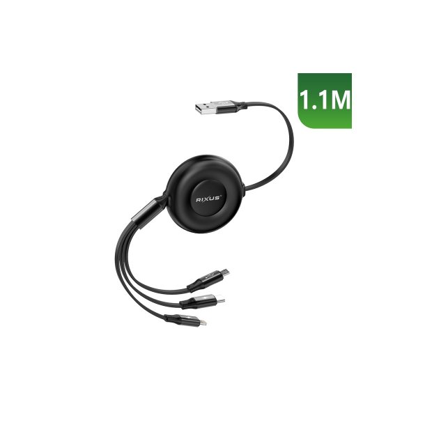 Rixus kabel Sort RXUC25
