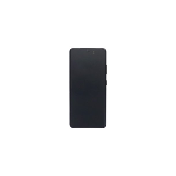 Samsung Galaxy S21 Ultra 5G G998B Sk�rm med ramme Phantom Black 5G Display og Digitizer Service Pack