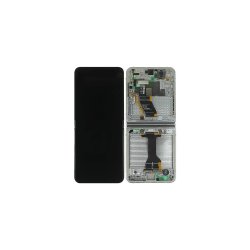 Sk�rm til Samsung Galaxy Z Flip5 F731B Main OLED med Ramme Service Pack Cream