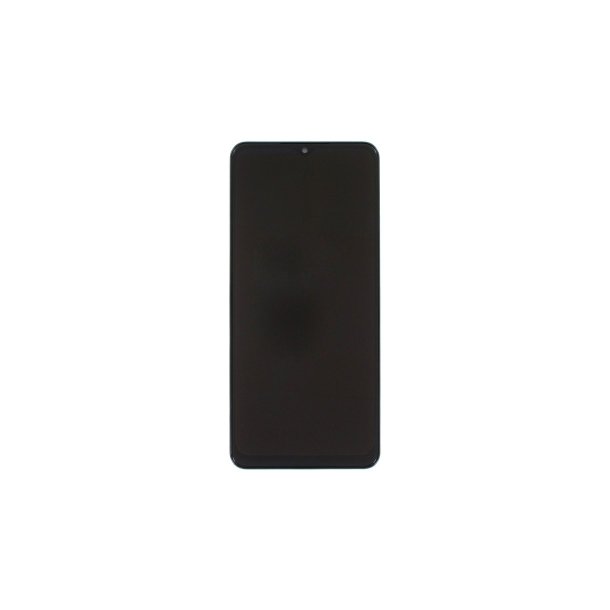 Samsung Galaxy A02 A022F Sk�rm med ramme Sort Display og Digitizer Service Pack
