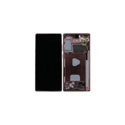 Samsung Galaxy Note 20 5G N981B / Samsung Galaxy Note 20 N980F Sk�rm med ramme 5G Display og Digitizer Service Pack