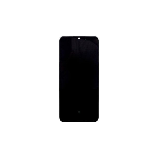 Oppo F17 Sk�rm med ramme Sort Display og Digitizer