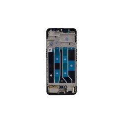 Oppo F17 Sk�rm med ramme Sort Display og Digitizer