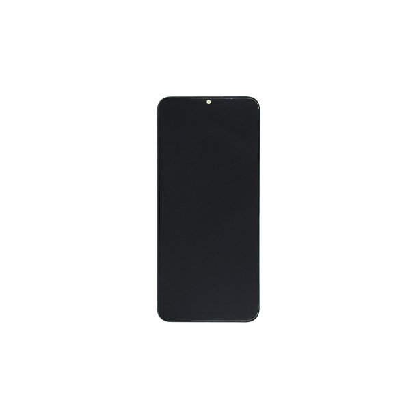 Sk�rm til Realme C25Y LCD med Ramme OEM Sort