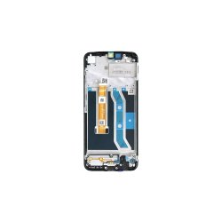 Sk�rm til Realme C25Y LCD med Ramme OEM Sort