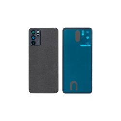 Oppo Reno 6 5G bagcover Black med linse OEM