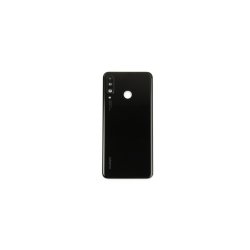 Huawei P30 Lite bagcover Midnight Black med linse