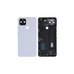 Google Pixel 4a (5G) bagcover White med linse OEM