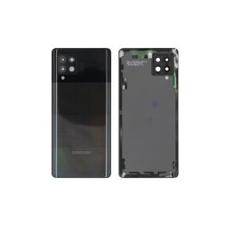 Samsung Galaxy A42 5G A426 bagcover Black med linse OEM