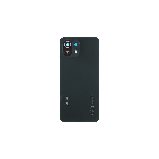 Xiaomi Mi 11 Lite 5G bagcover Black med linse OEM