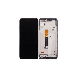 Motorola Moto G71 5G (XT2169) Sk�rm med ramme Sort 5G Display og Digitizer