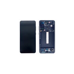 Samsung Galaxy S21 FE G990B Sk�rm med ramme Graphite Display og Digitizer Service Pack
