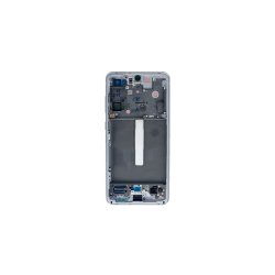 Samsung Galaxy S21 FE G990B Sk�rm med ramme Hvid Display og Digitizer Service Pack