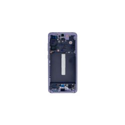 Sk�rm til Samsung Galaxy S21 FE G990B OLED med Ramme Service Pack Lavender