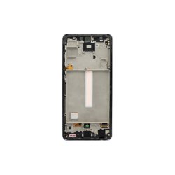 Samsung Galaxy A52 5G A526B / Samsung Galaxy A52 A525F Sk�rm med ramme Sort 5G Display og Digitizer Service Pack