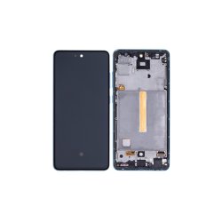 Samsung Galaxy A52 5G A526B / Samsung Galaxy A52 A525F Sk�rm med ramme Bl� 5G Display og Digitizer Service Pack