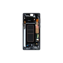 Sk�rm til Samsung Galaxy Note 9 N960F OLED med Ramme Service Pack Sort