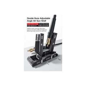 Qianli justerbar holder til 2 varmluftspistoler