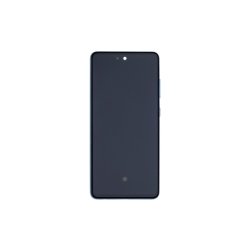 Samsung Galaxy A52 5G A526B / Samsung Galaxy A52s A528B Sk�rm OLED med ramme Bl� 5G Display og Digitizer Soft-OLED