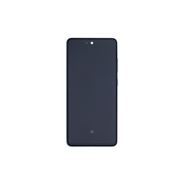 Samsung Galaxy A52 5G A526B / Samsung Galaxy A52s A528B Sk�rm OLED med ramme Bl� 5G Display og Digitizer Soft-OLED