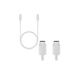Samsung USB-C til USB-C kabel 100cm Hvid Original Bulk EP-DA705BWE