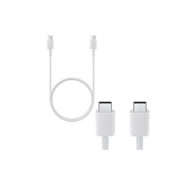 Samsung USB-C til USB-C kabel 100cm Hvid Original Bulk EP-DA705BWE