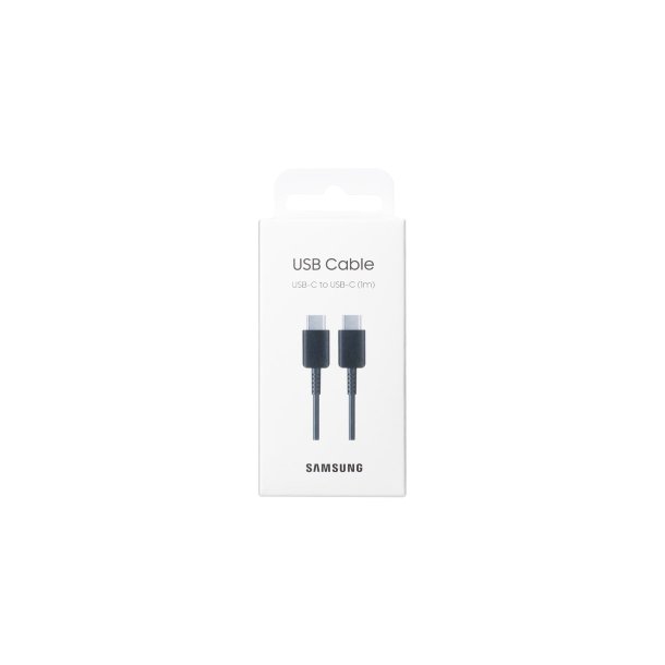 Samsung USB-C til USB-C kabel 100cm Sort Original Retail Box EP-DA705BBEGWW