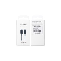 Samsung USB-C til USB-C kabel 100cm Sort Original Retail Box EP-DA705BBEGWW