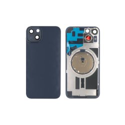 Bagglas til iPhone 14 Plus uden NFC Forst�rret Kameraramme Midnight Kompatibel