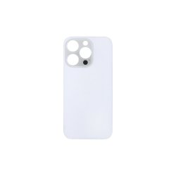 Bagglas til iPhone 14 Pro uden NFC Forst�rret Kameraramme S�lv Kompatibel