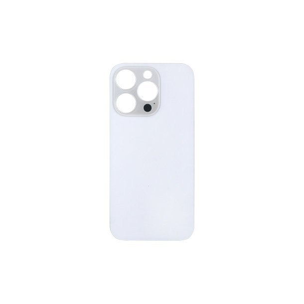 Bagglas til iPhone 14 Pro uden NFC Forst�rret Kameraramme S�lv Kompatibel