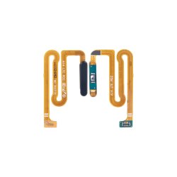 Samsung Galaxy A14 A145F fingerprint sensor Flex med power button Sort