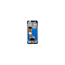 Samsung Galaxy M11 M115F Sk�rm med ramme Sort Display og Digitizer Service Pack