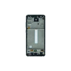 Samsung Galaxy A52 5G A526B / Samsung Galaxy A52 A525F Sk�rm med ramme Hvid 5G Display og Digitizer Service Pack